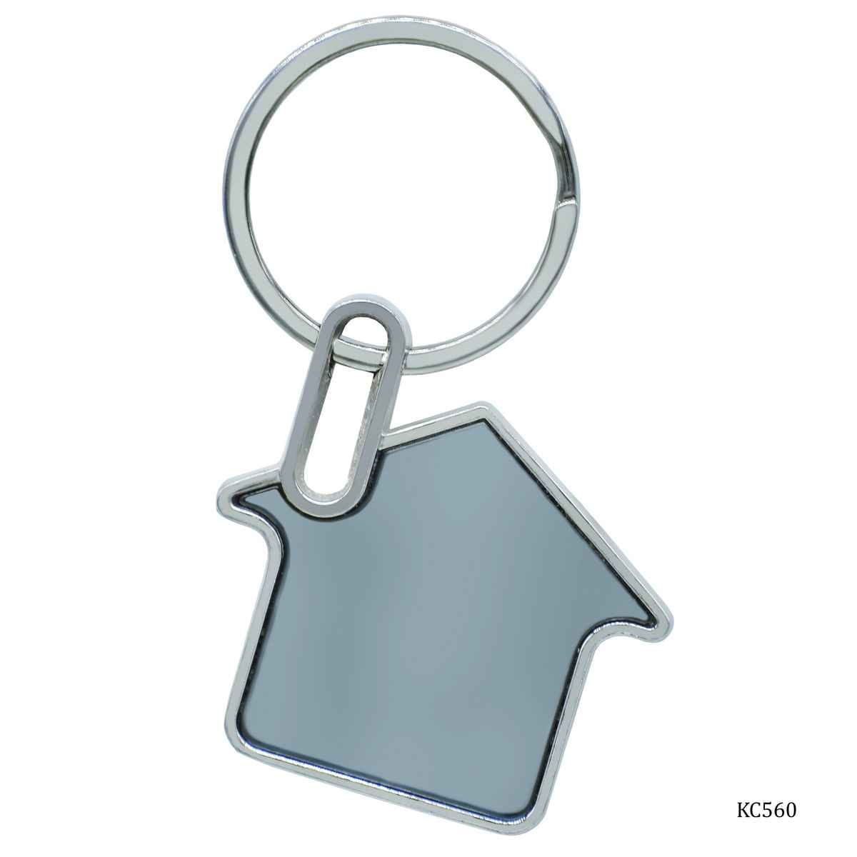 Plain House Black Key Chain KC560