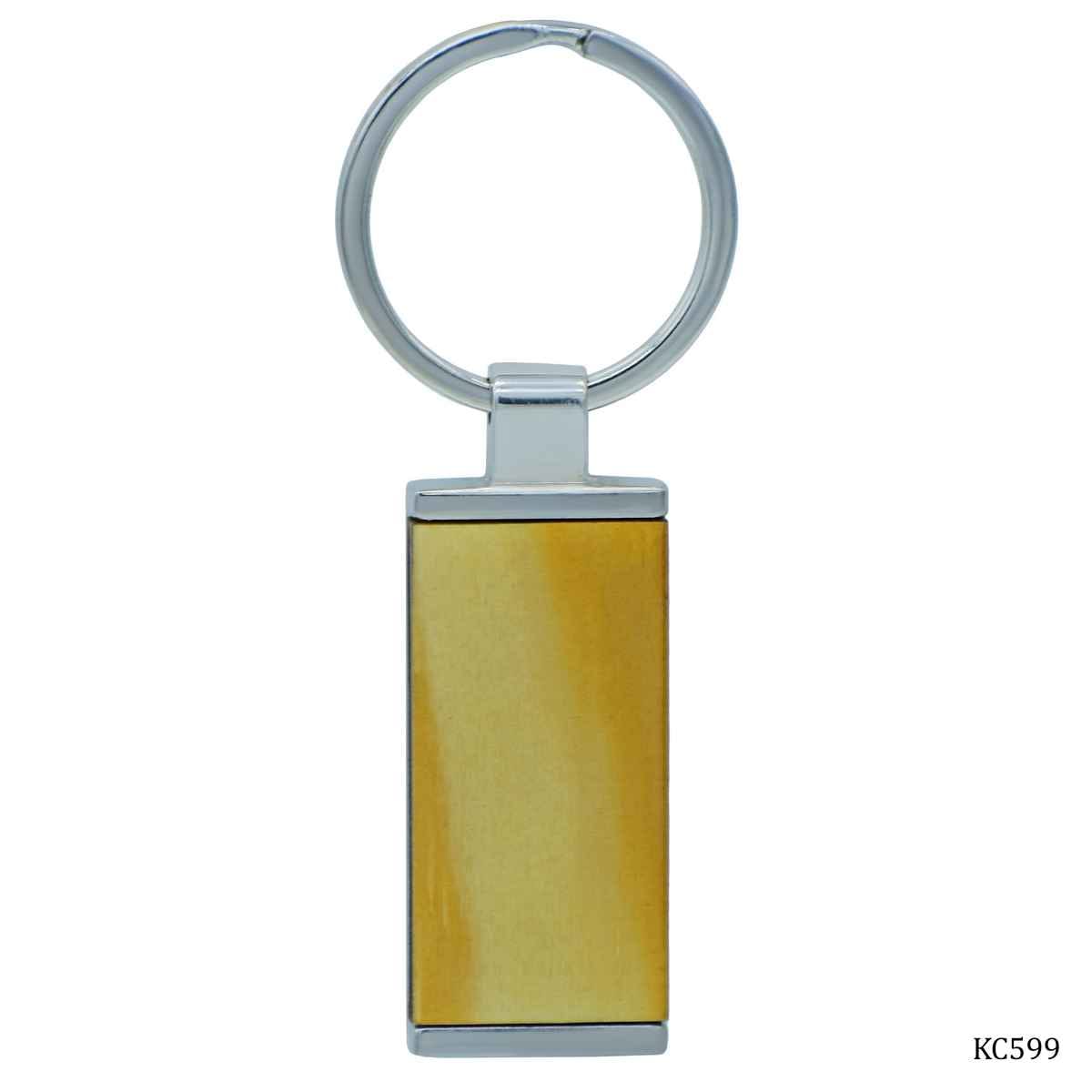 Key Chain Plain Rectangle Wooden KC599