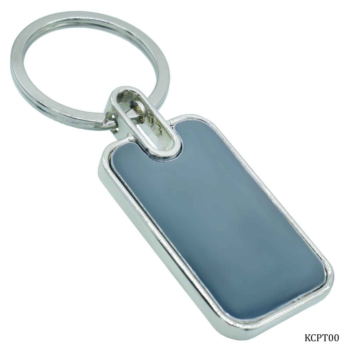 Key Chain Plain Two Side Black Plate (541) KCPT00