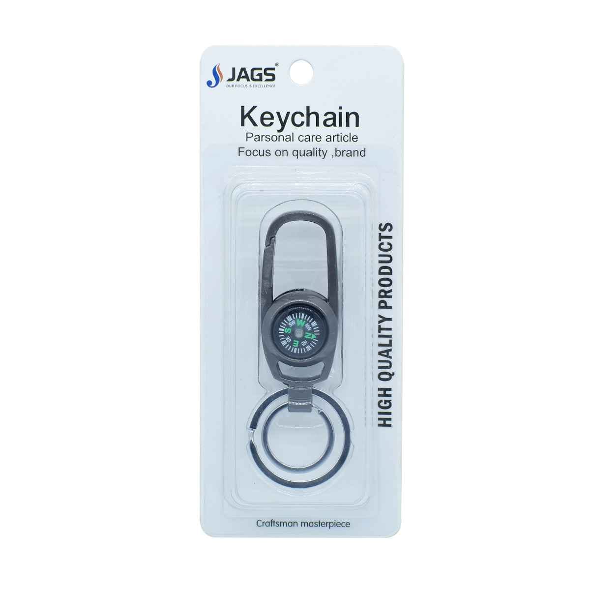 Jags Hook Key Chain With Compass LK8022