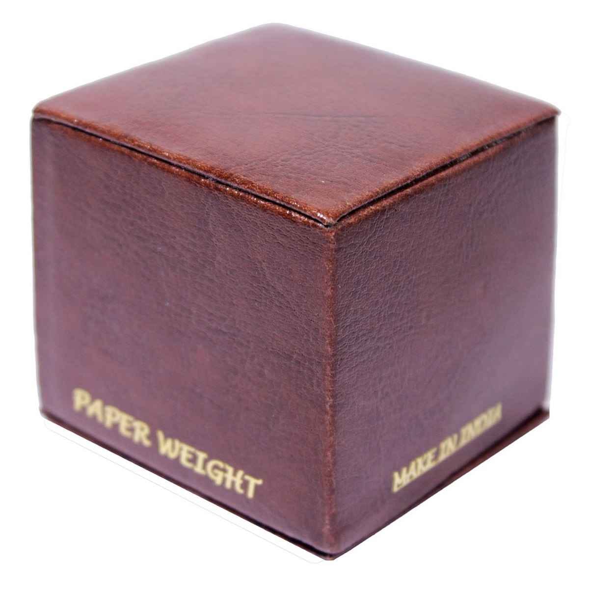 Leather Paper Weight Cherry PWL000