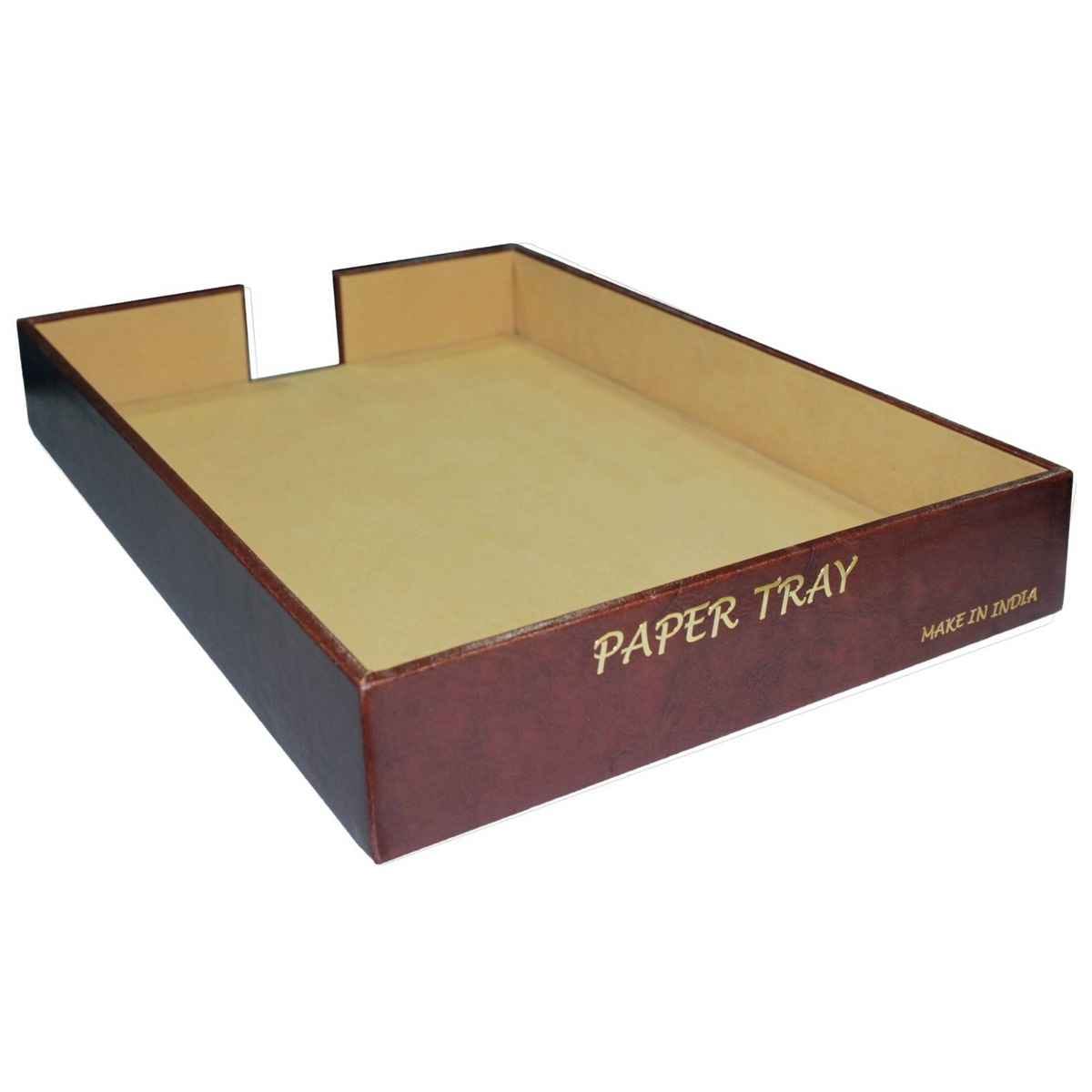 Leather Plan Paper Tray Cherry LPPT01