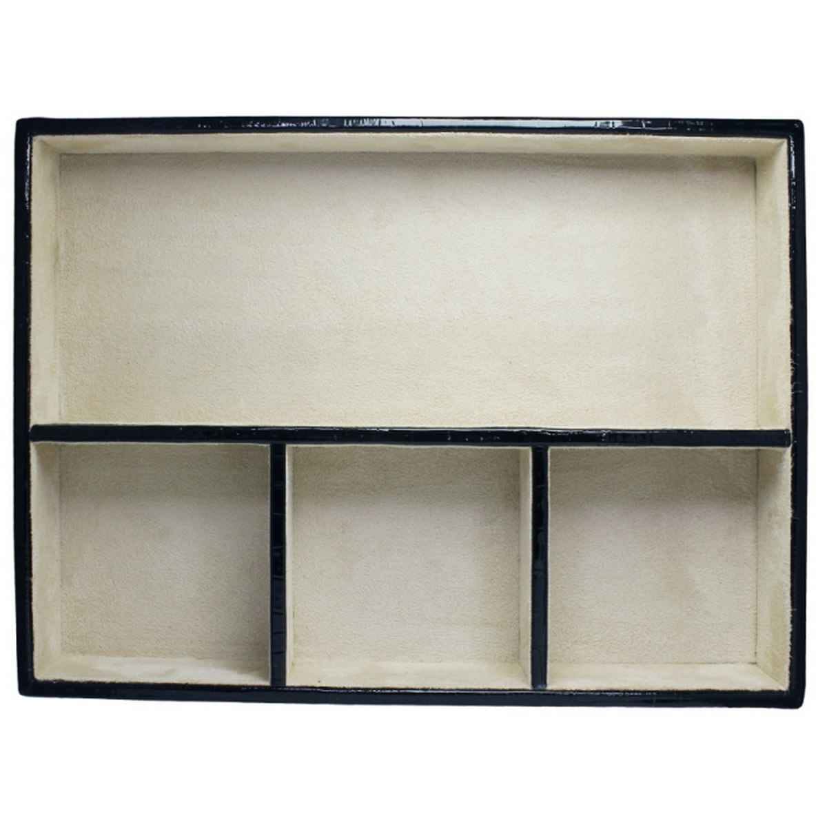 Crocodile Design Leather Document Tray ILA-0046