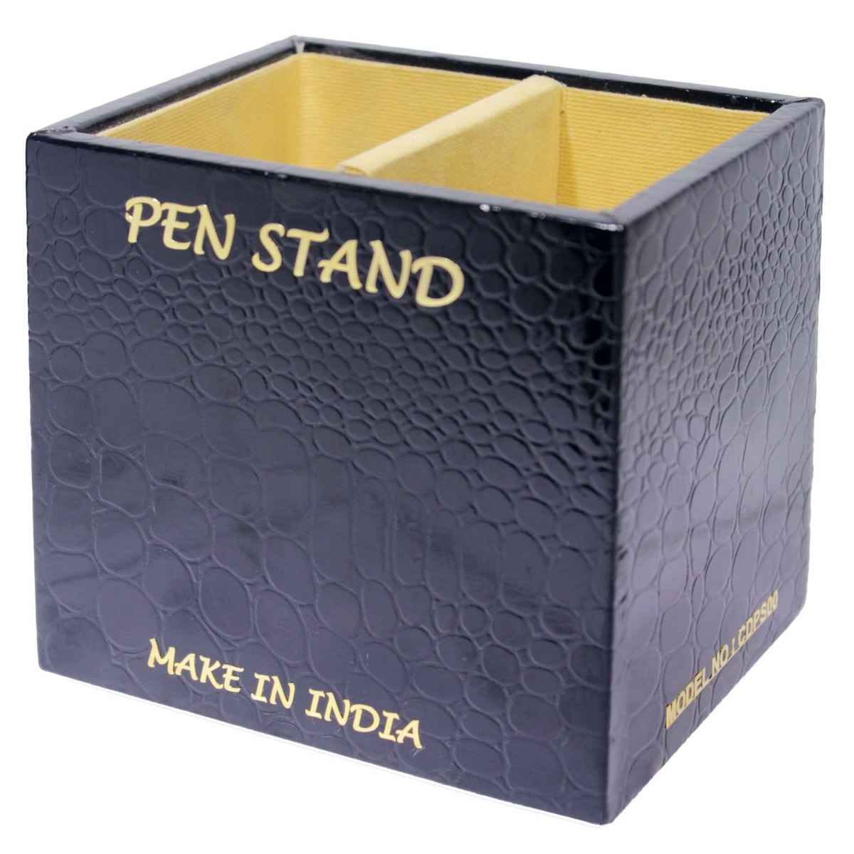 Leather Pen Stand Crocodile Design CDPS00