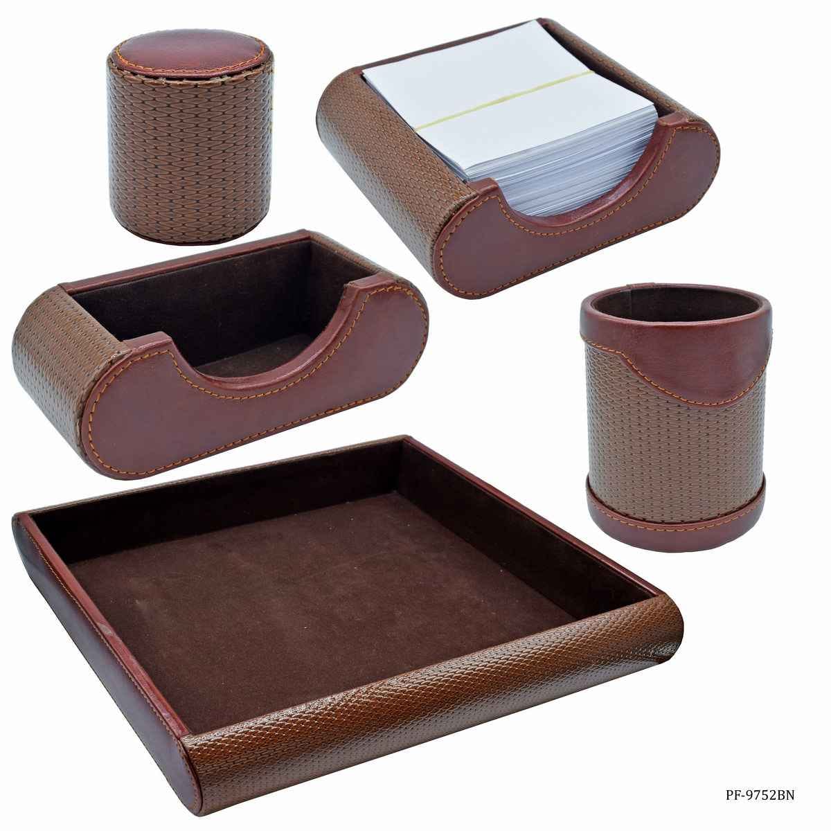 Brown Table Stationery Set PF-9752BN