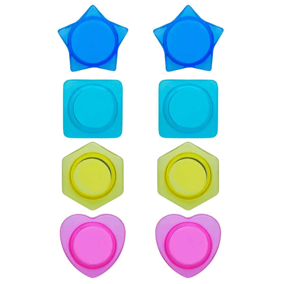 20MM Assorted Magnetic Button Fridge Magnet Transparent Multi Colour JMBT3008