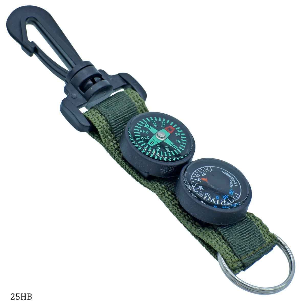 Magnetic Lensatic Compass with Hook 3IN1 25HB