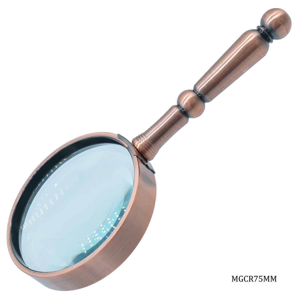 Magnified Glass 75mm Copper, 1 Pcs, MGCR75MM