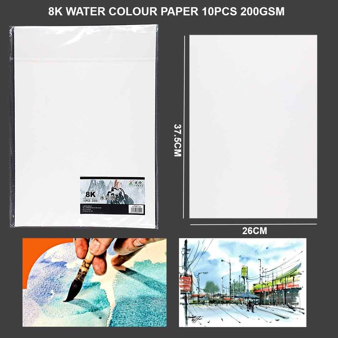 10X14 Inches White Sketch Paper 10pcs 200gsm Cz2271