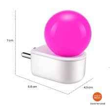 0.5.LED.PLUG.PINK.ORIENT