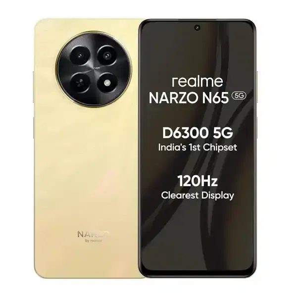 realme NARZO N65 5G (Amber Gold, 8GB RAM, 128GB Storage)