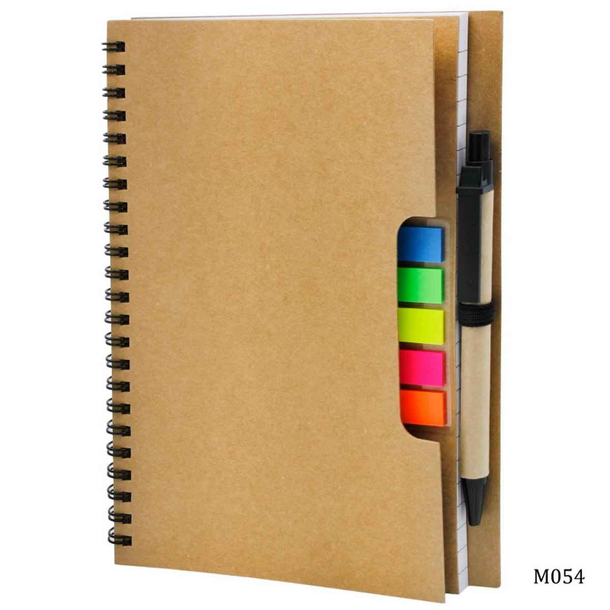 Eco-Friendly Memo Pad with pen and sticky notes M054