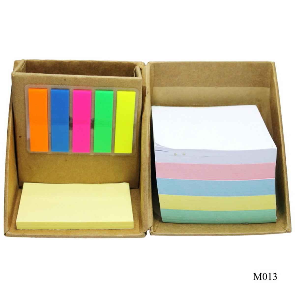 Eco Friendly Sticky Note Pad Brown with Note Paper Ect M013