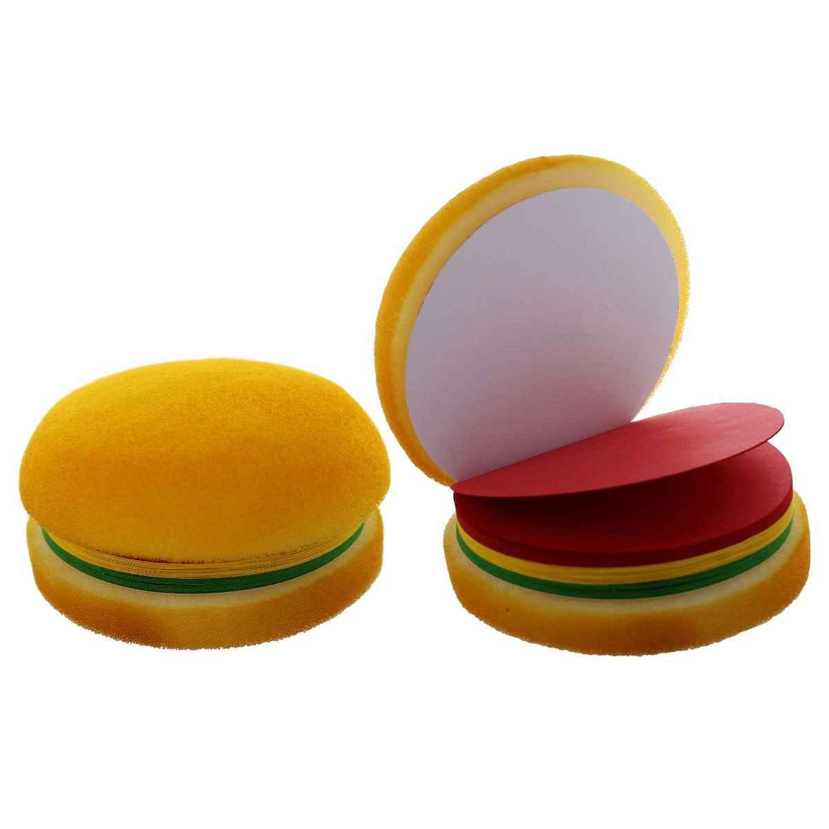 Memo Pad Round Burger Shape MPR