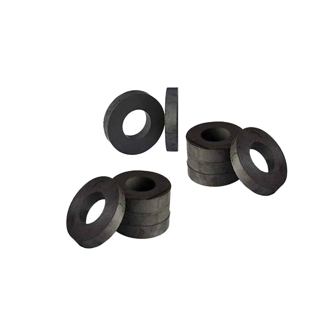 Magnet Button Black Ring 32X18X6MM 10Pcs RAW32X6