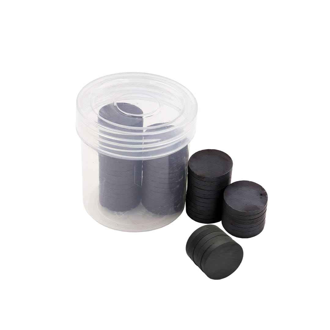 Magnet Button Black Round 18X3MM 50Pcs RAW18X3