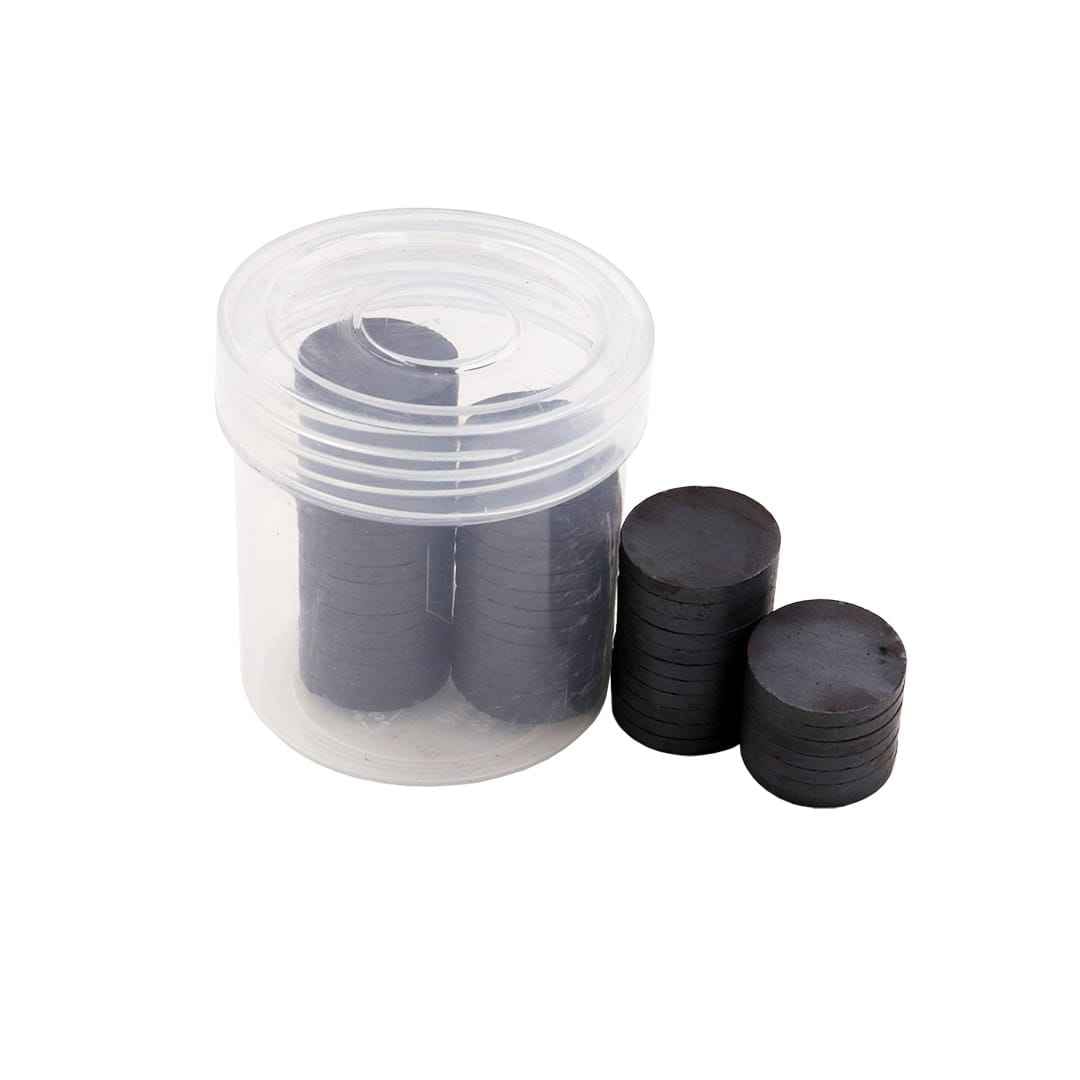 Magnet Button Black Round 30X3MM 20Pcs RAW30X3