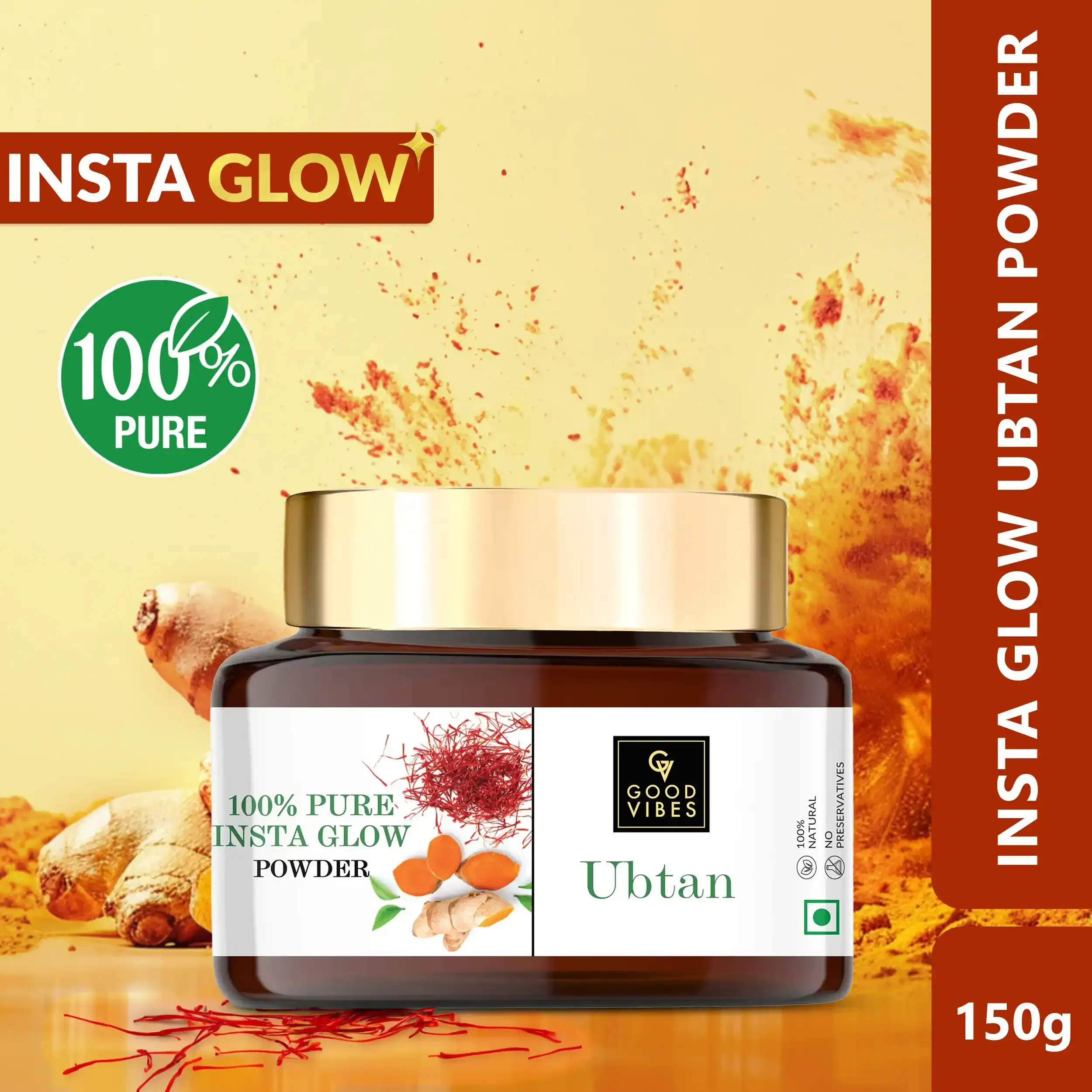 Good Vibes Ubtan Face Pack 150g