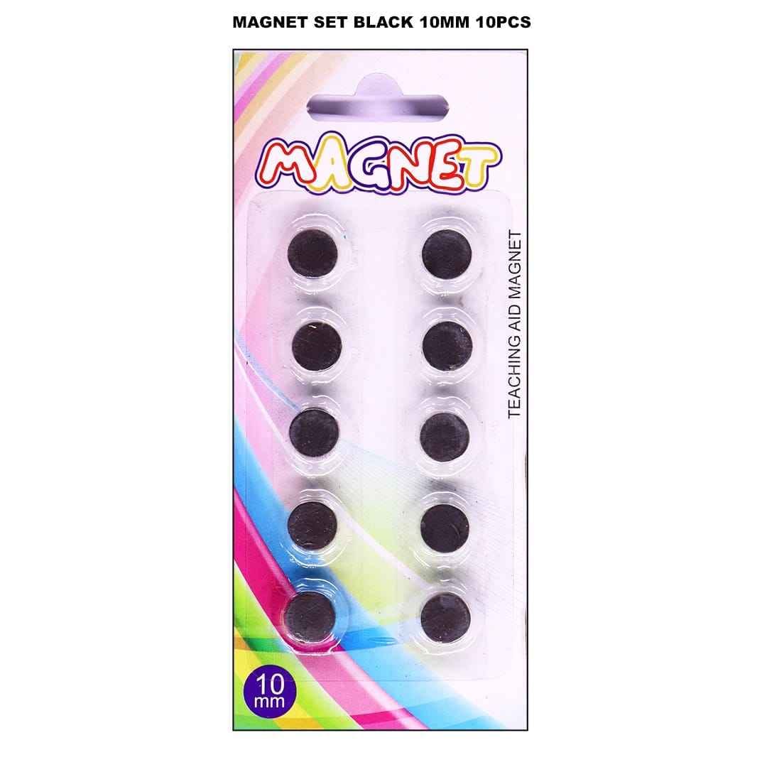Magnet Set Black 10Mm 10Pcs Raw-3240 3210