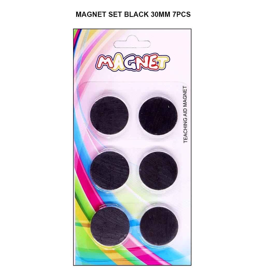 Magnet Set Black 30Mm 6Pcs Raw-3236 320030mm