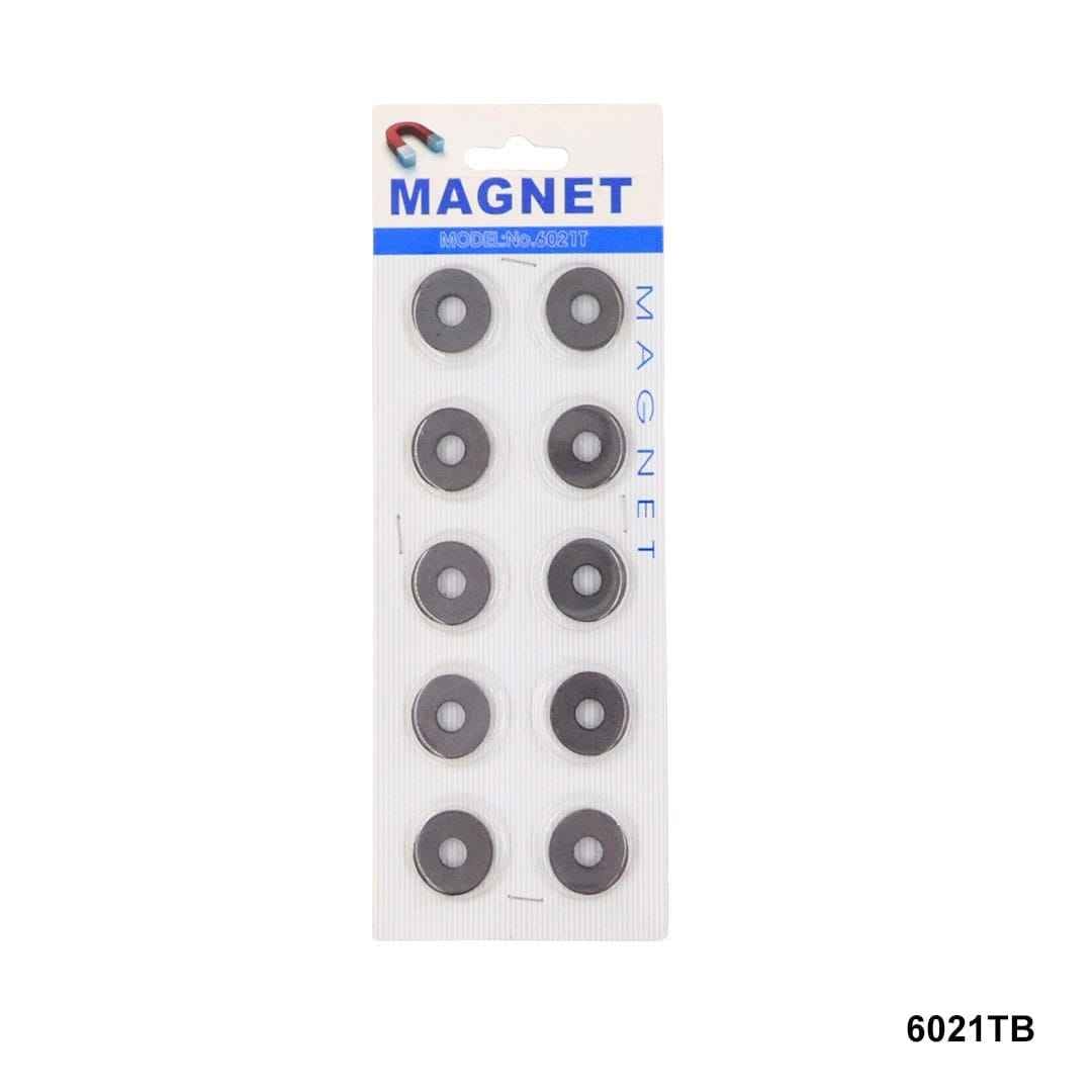 Magnet Set Black Ring 10Pcs 20Mm Raw1647 6021TB