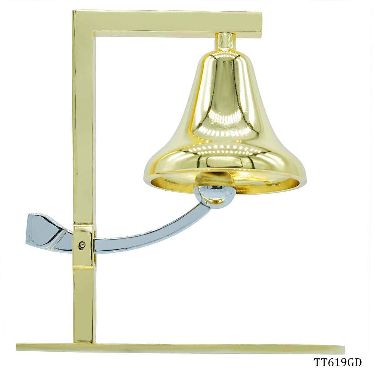 Metal Table Top Desktop Bell Gold Colour TT619GD