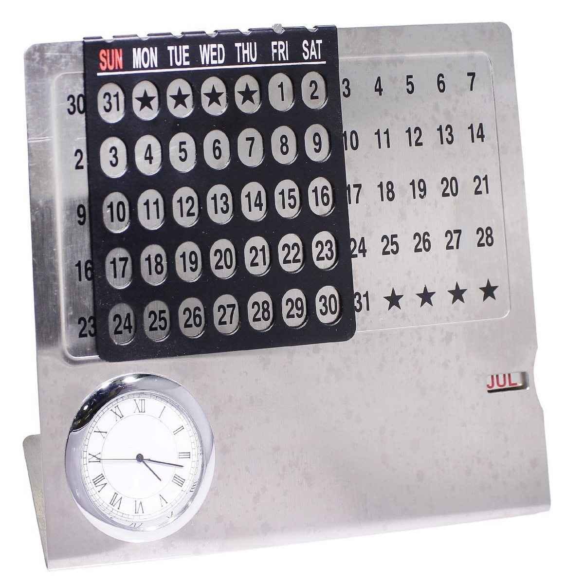 Life Time Calendar With Clock & Month TT481BM