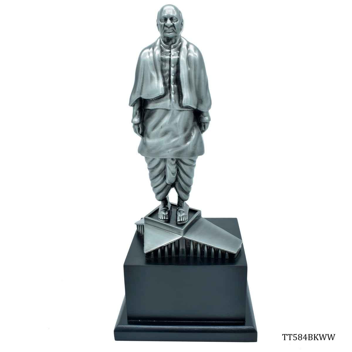 Sardar Patel 7inch With Wooden Stand Black TT584BKWW