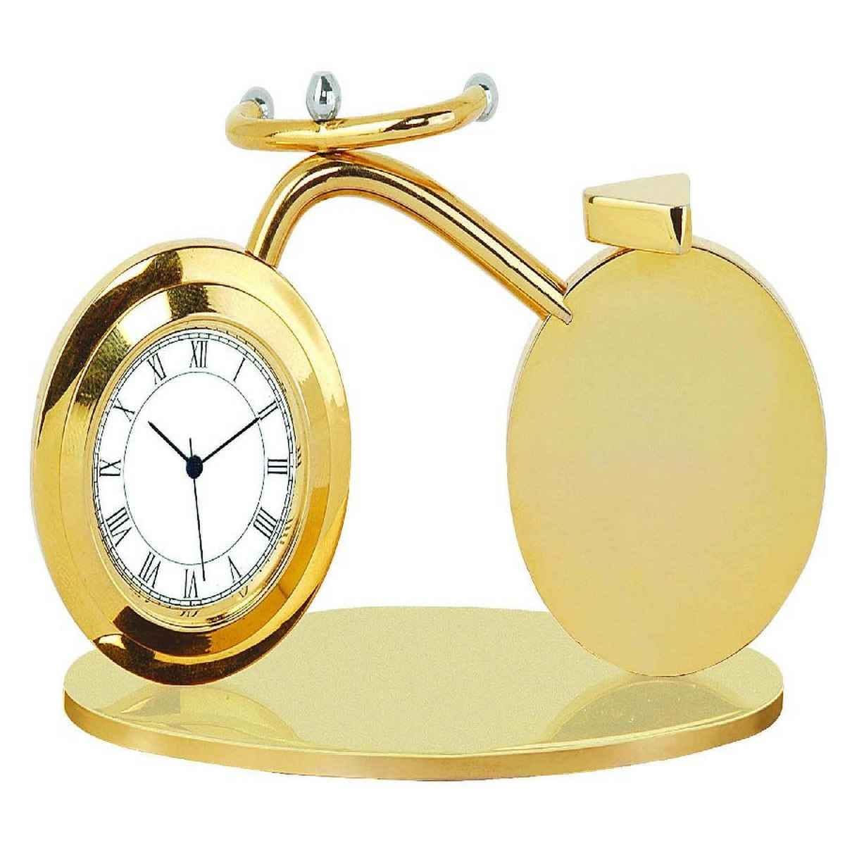 Table Top Bicycle With Clock TT259