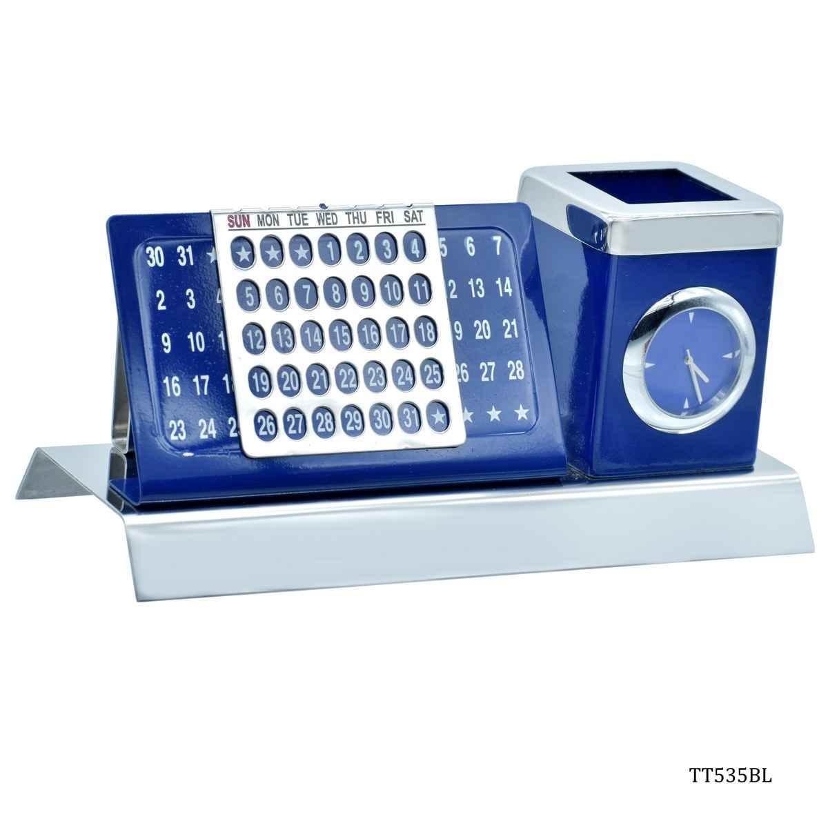 Table Top Calendar Pen Stand Blue TT535BL