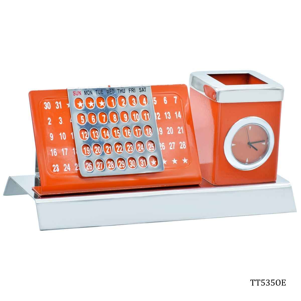 Table Top Calendar Pen Stand Orange TT535OE