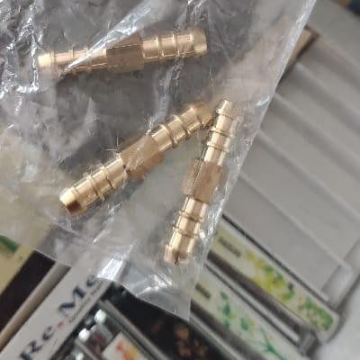 Gas single jointer brass