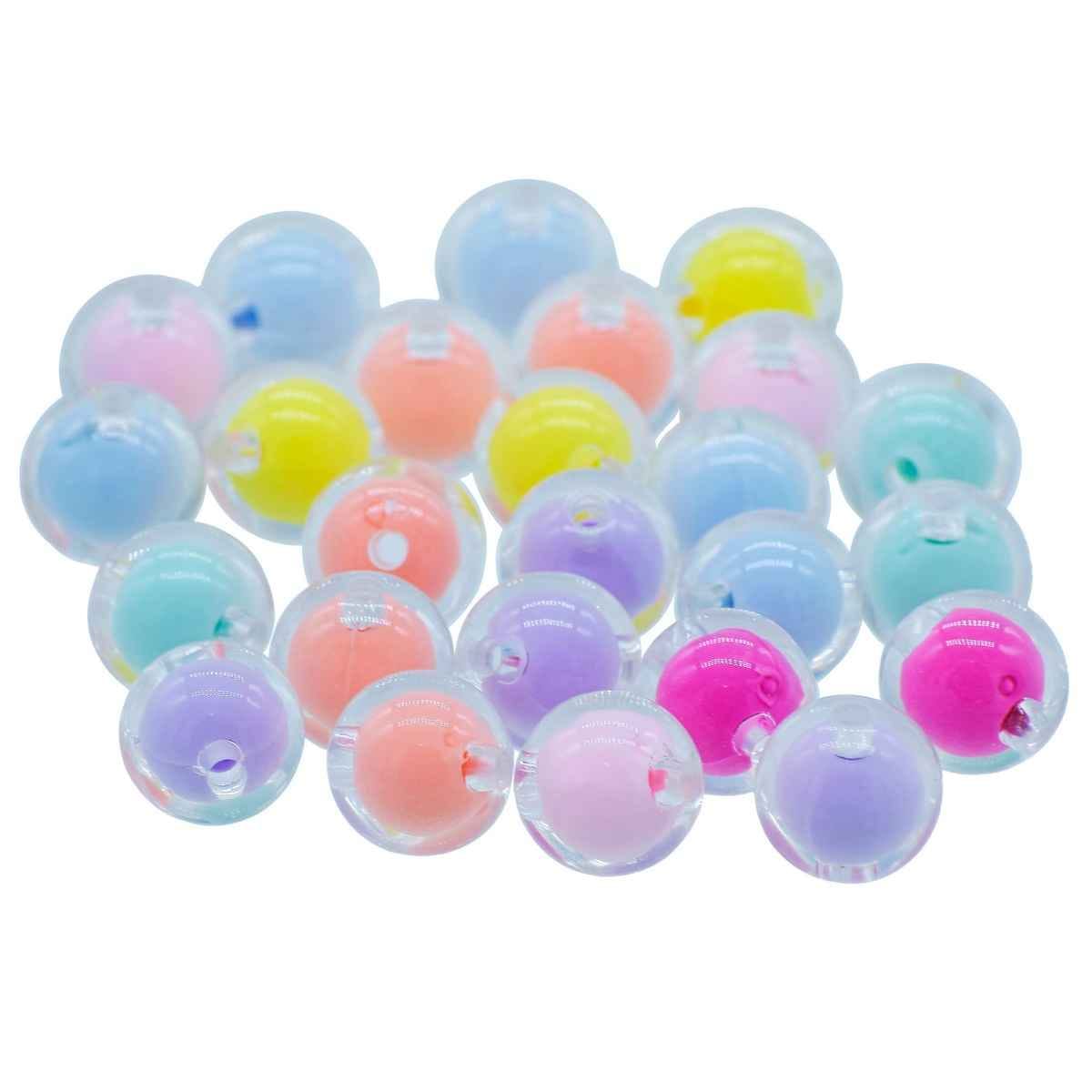 Beads Round Multi Colour 25Gsm 12MM JBRG12MM