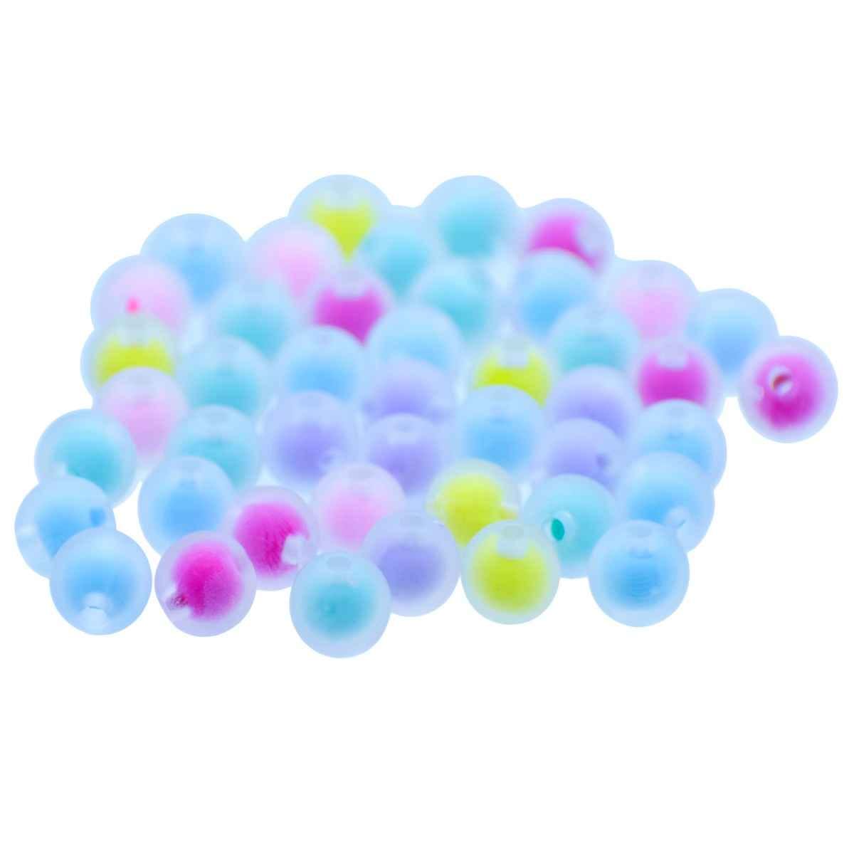 Beads Round Pastel Multi Colour 25Gsm 10MM JBRF10MM