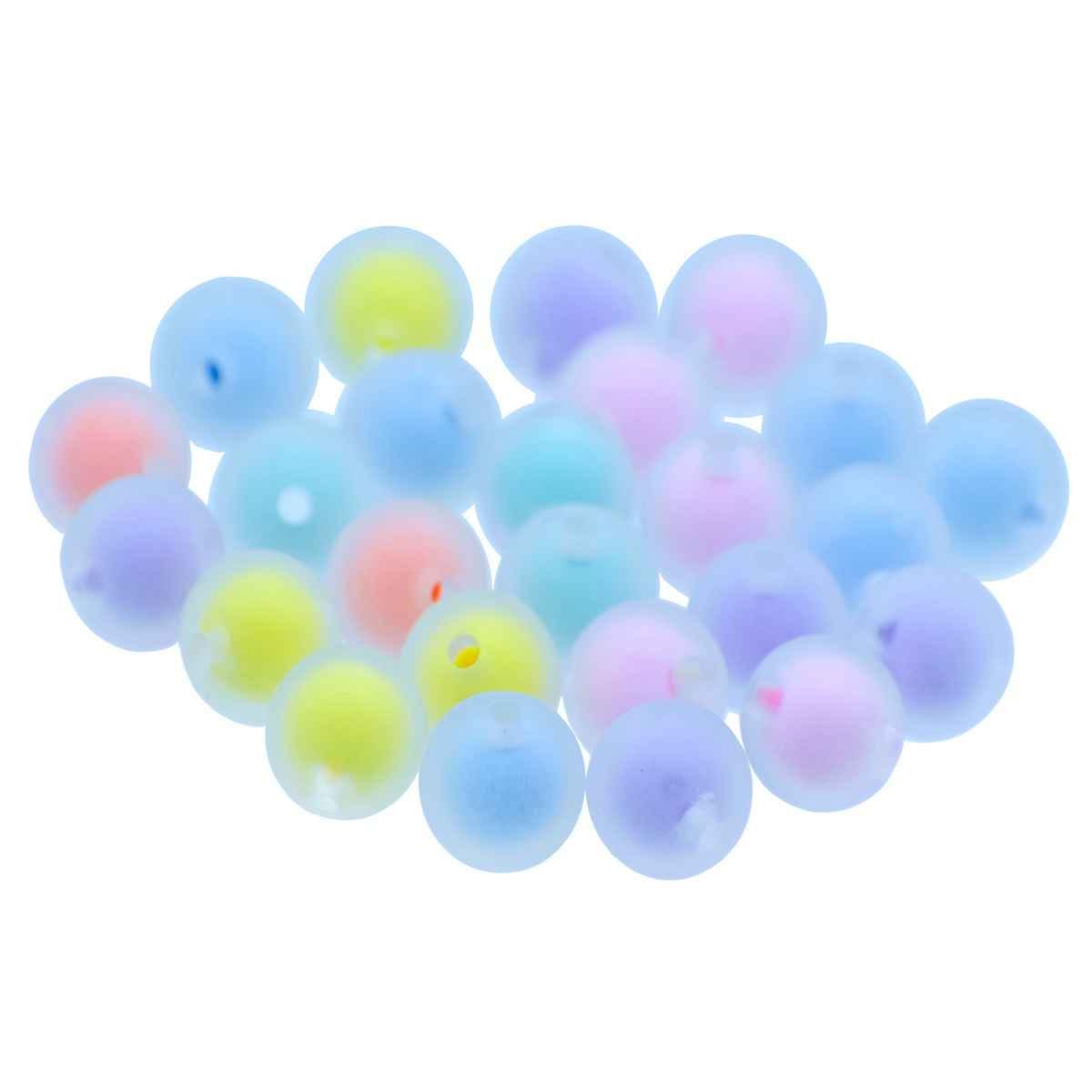 Beads Round Pastel Multi Colour 25Gsm 12MM JBRF12MM