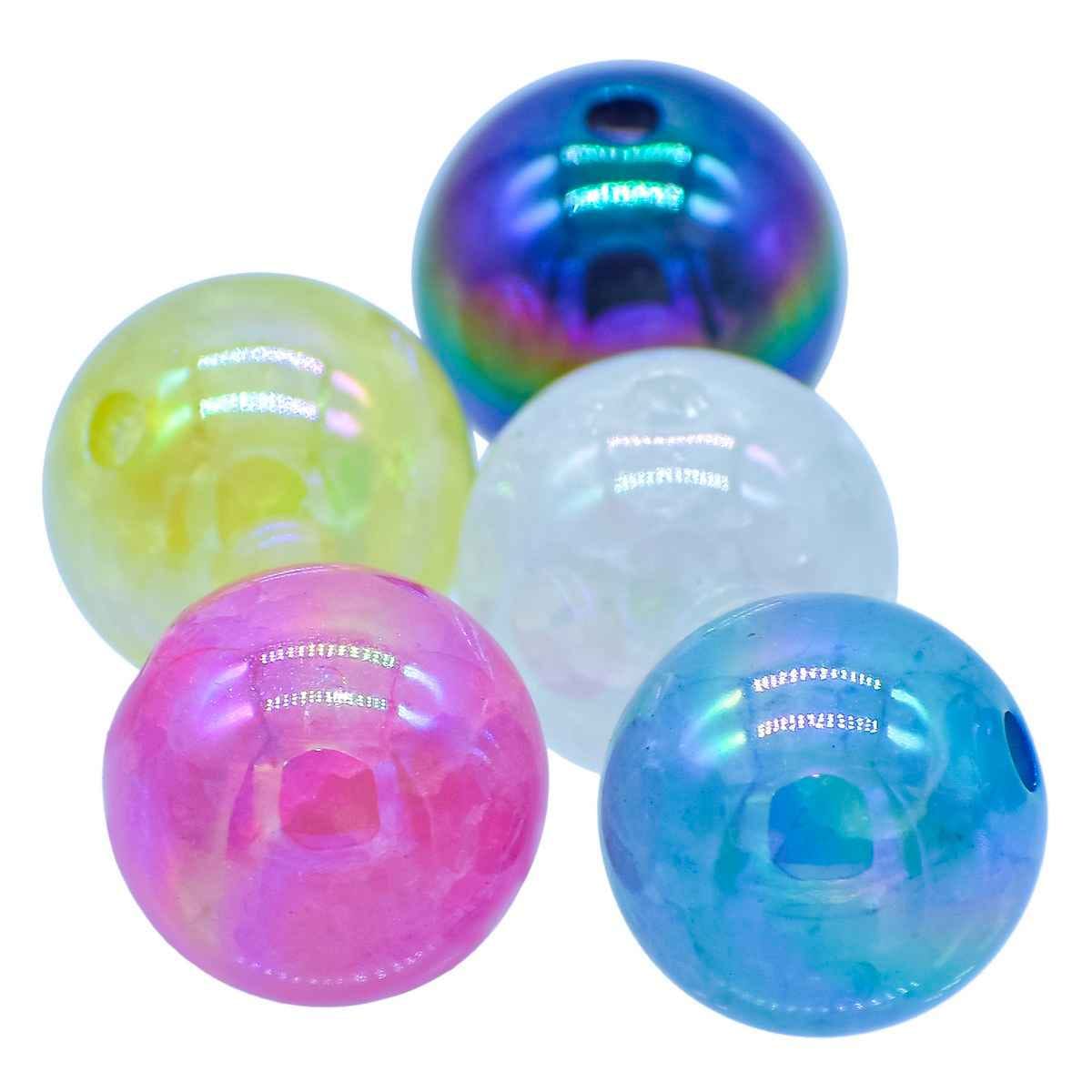 Beads Round Set Of 5 Pcs JCPP09