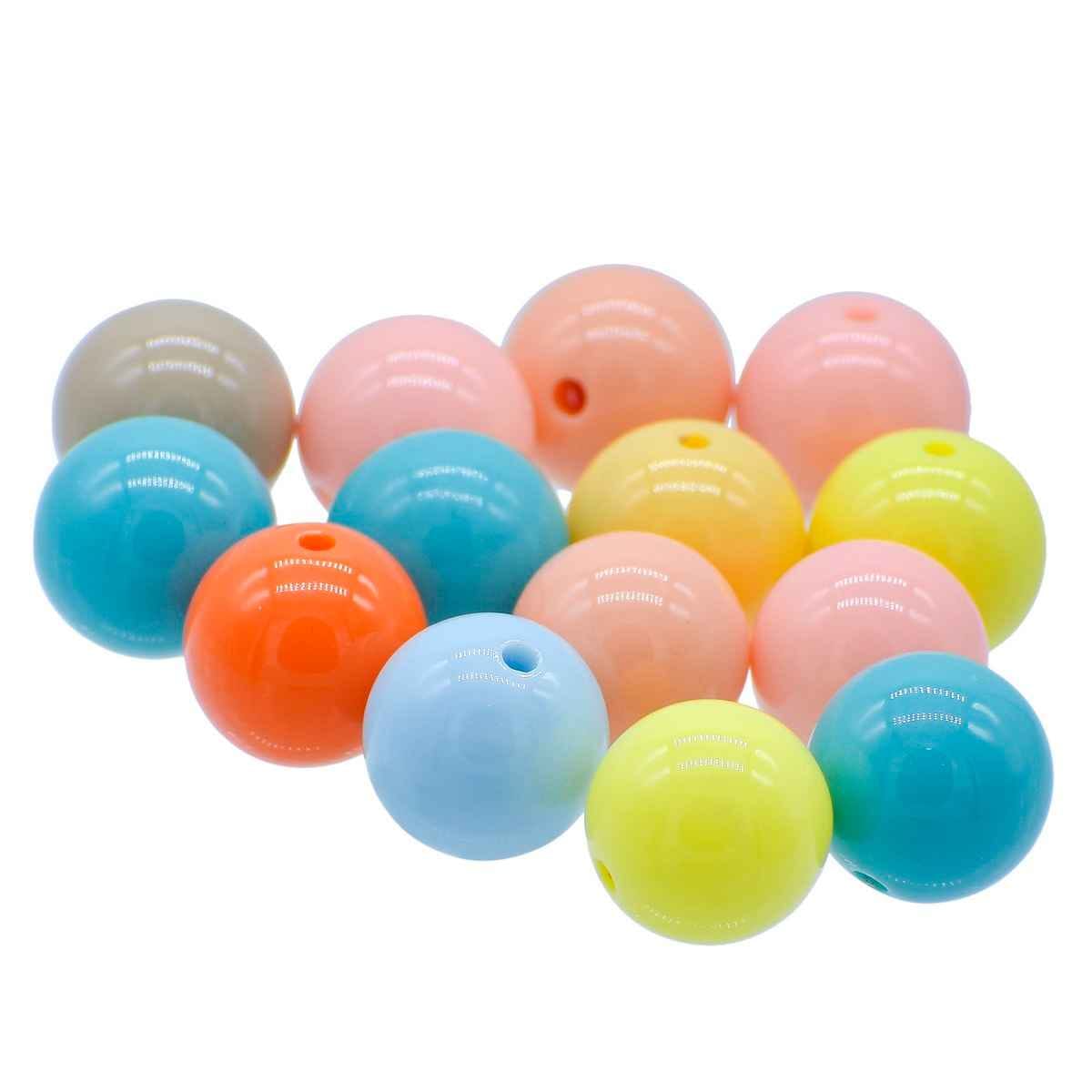 Bead Pastel MultiColour 14MM 20Gsm JBSP14MM