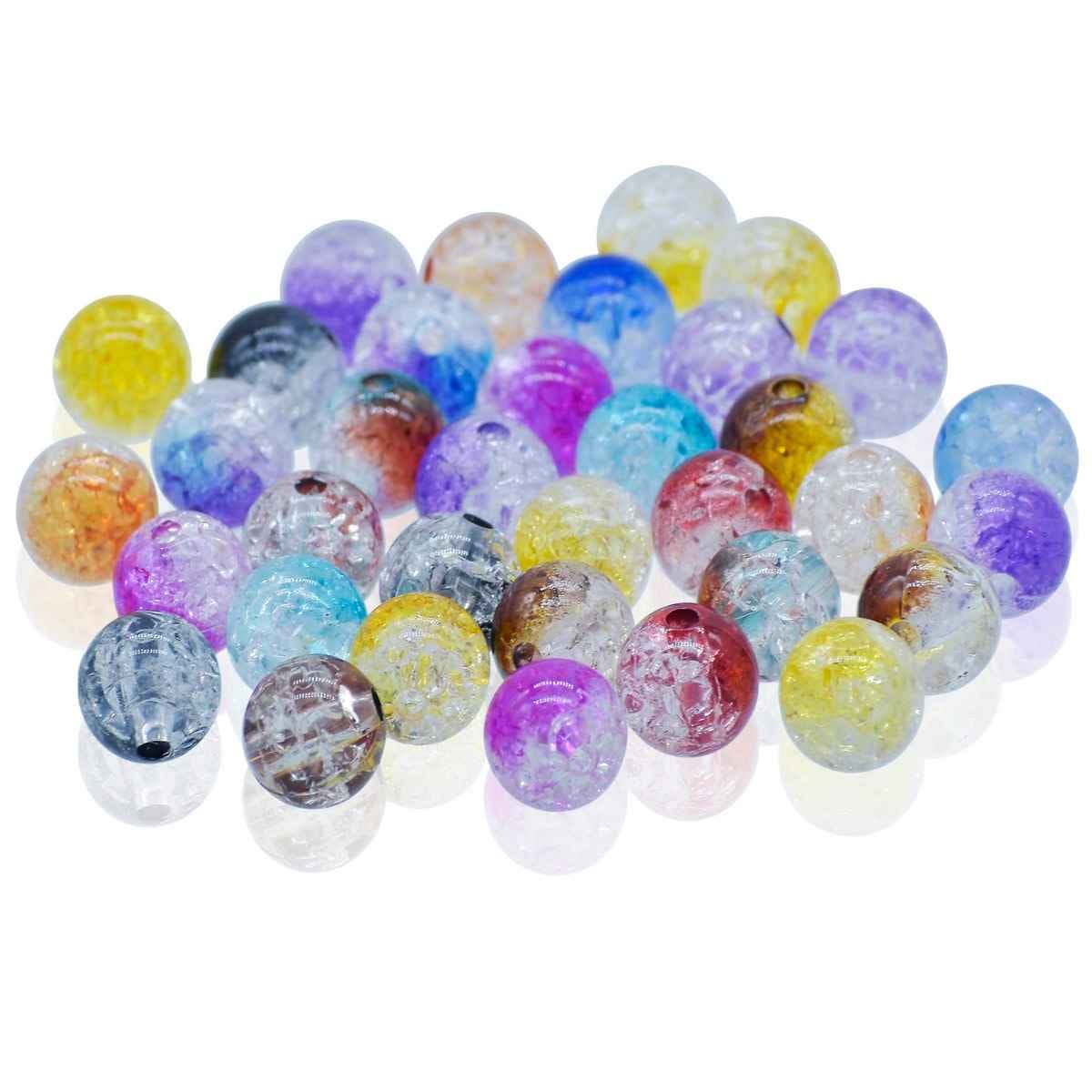 Beads Crystal MultiColour 10MM 20Gsm JBCM10MM
