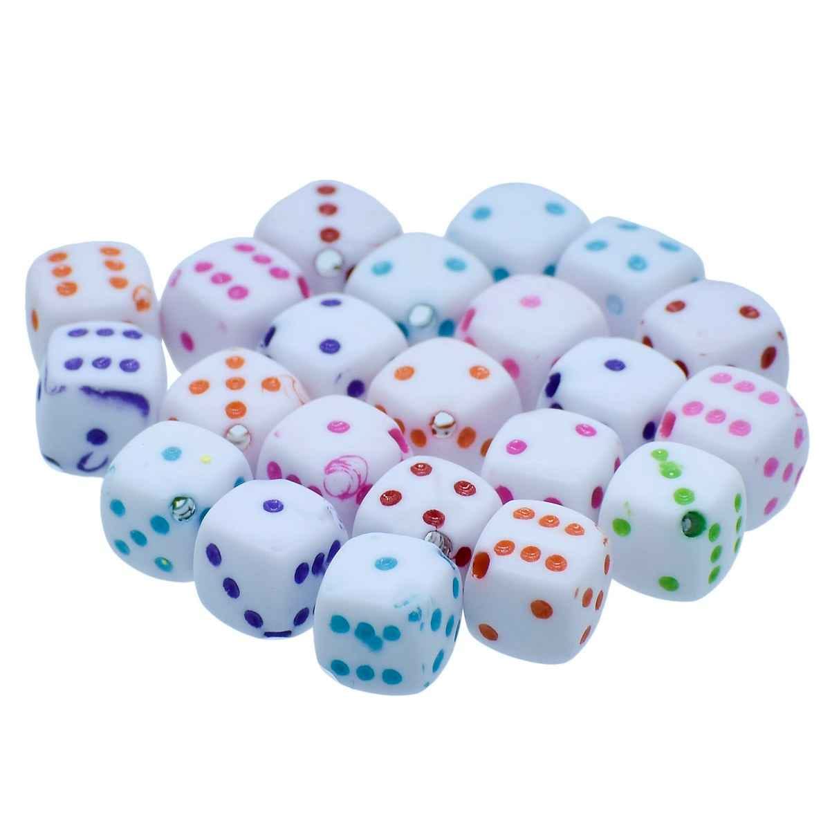 Beads Ludo Square 10gm 8X8MM JCB219