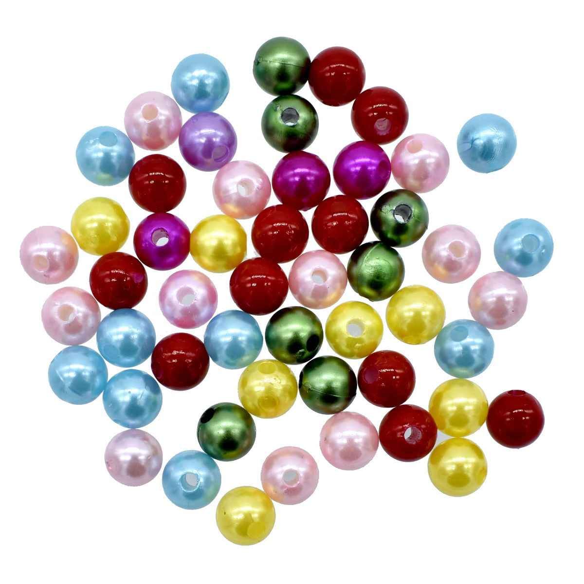 Beads Multi Colour 25gm 12MM CPMC-5