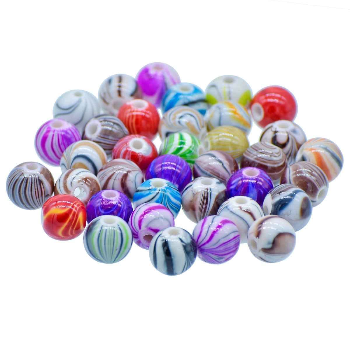 Beads Printed MultiColour 10MM 20Gsm JBPM10MM