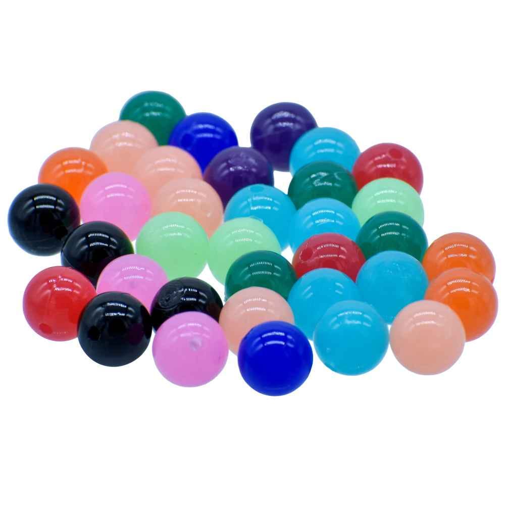 Beads Round Multi Colours 10MM 20Gsm JCBR06