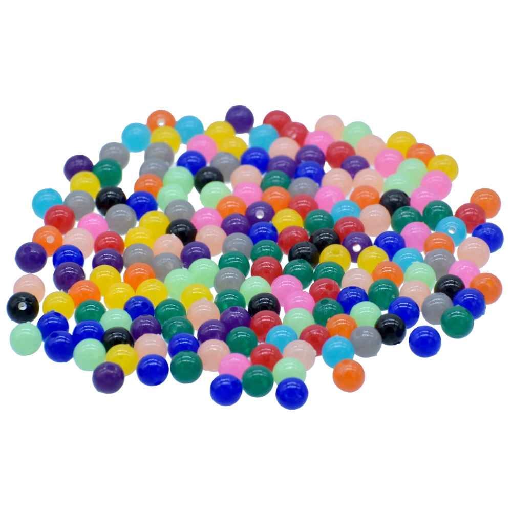 Beads Round Multi Colours 6MM 20Gsm JCBR04