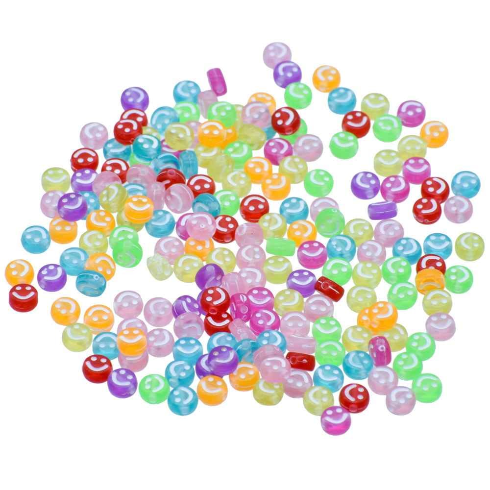 Beads Smiley Small 25gm 4X7MM JCB202
