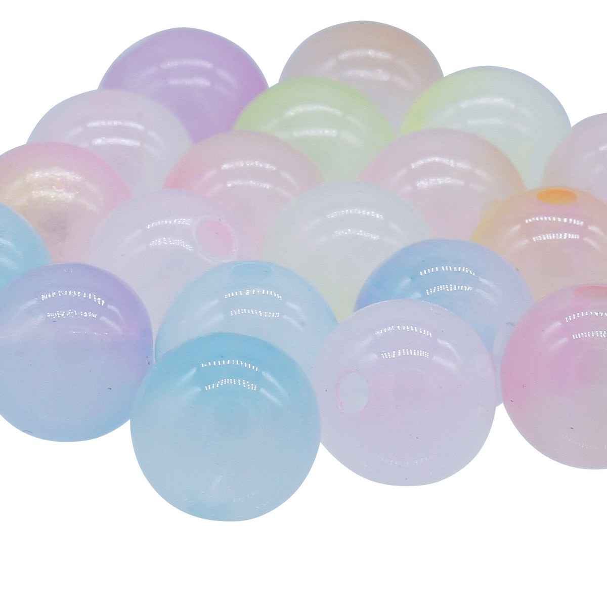 Beads Transparen Pastel Colours 12MM 20Gsm JCBP09