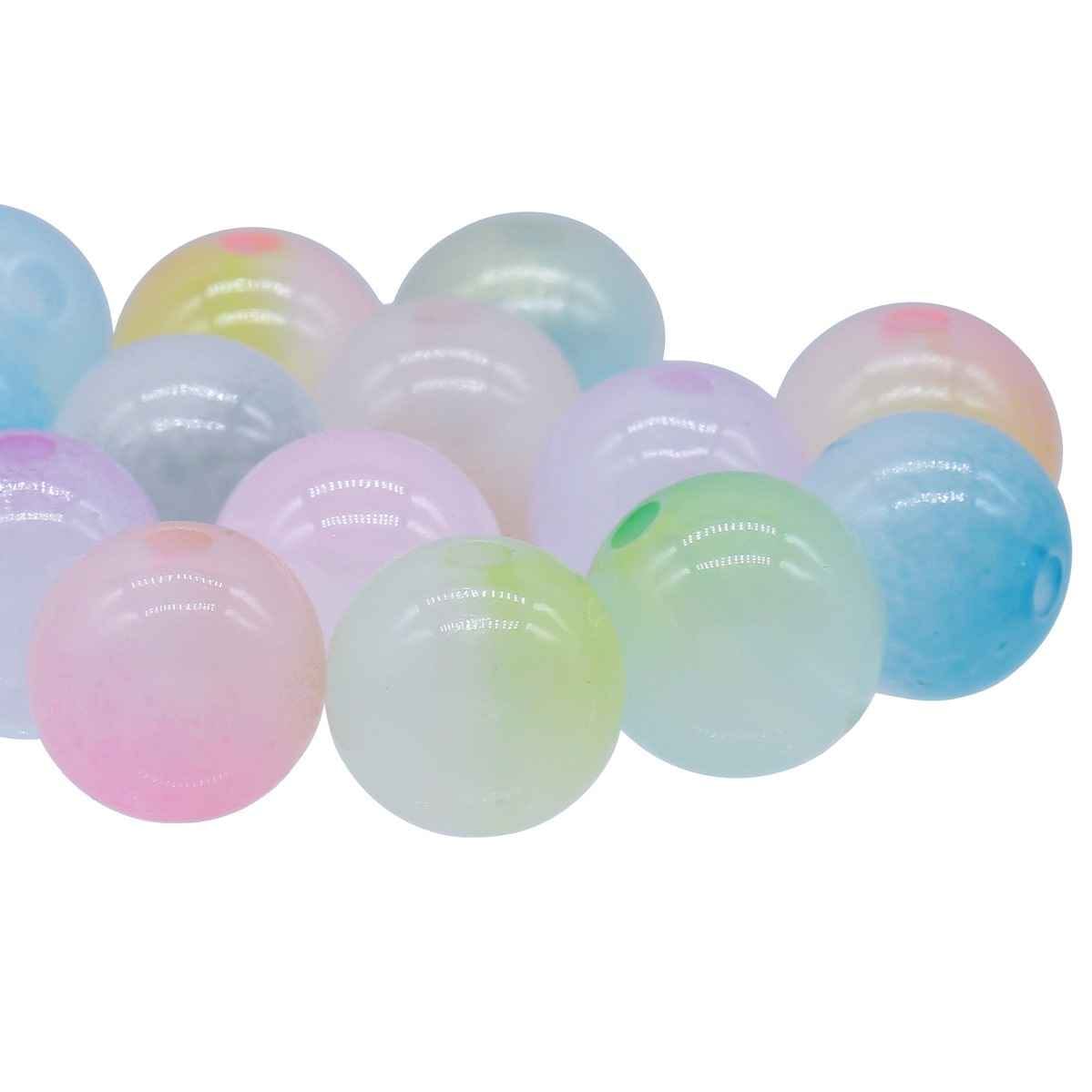 Beads Transparen Pastel Colours 14MM 20Gsm JCBP10