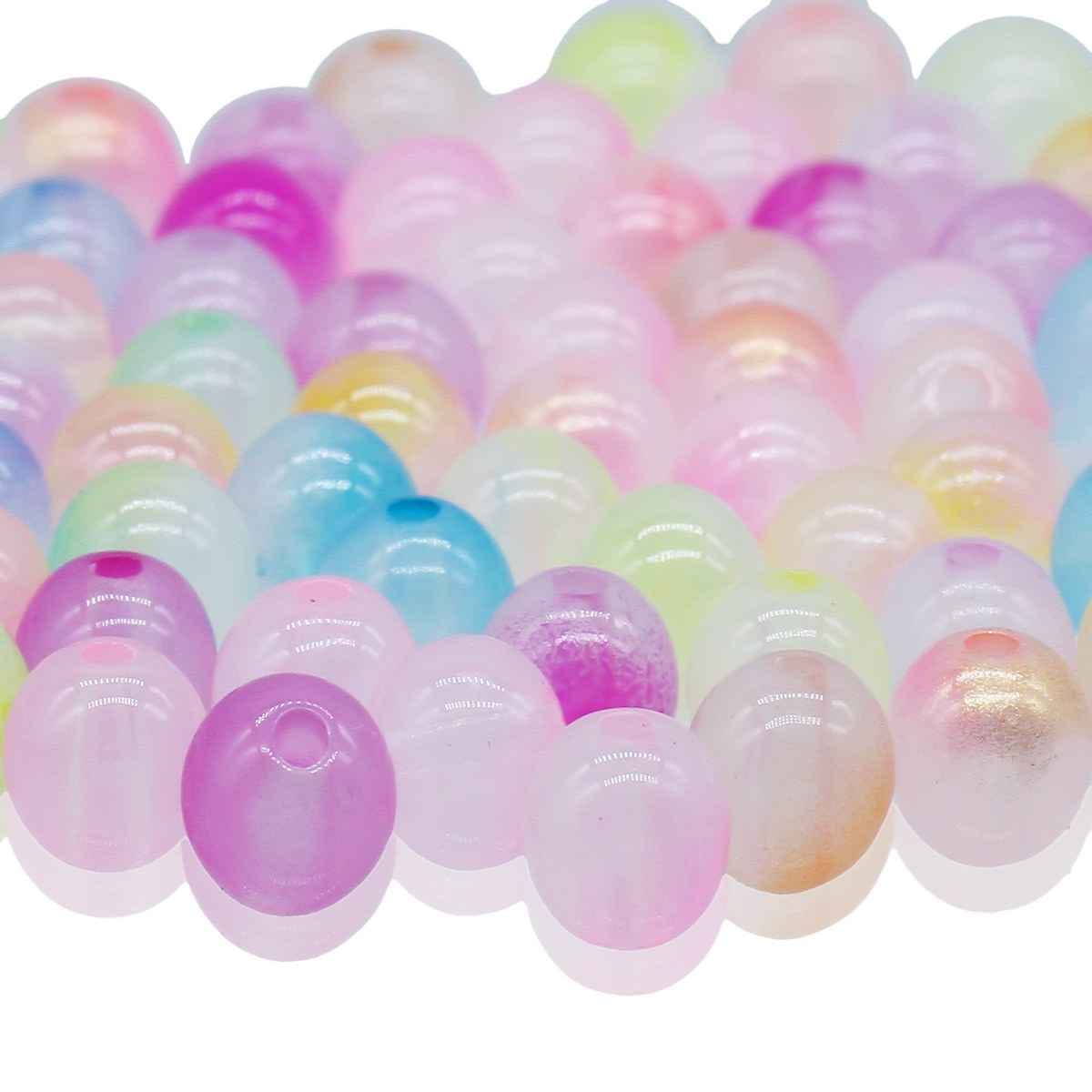 Beads Transparen Pastel Colours 8MM 20Gsm JCBP07