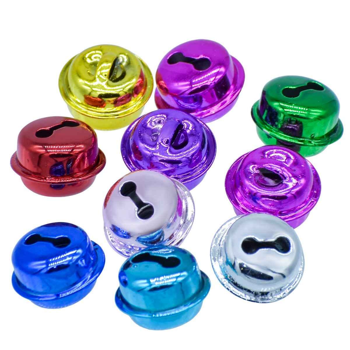 Mini Metal Bells Colour 14MM 10 Pc JMMB13