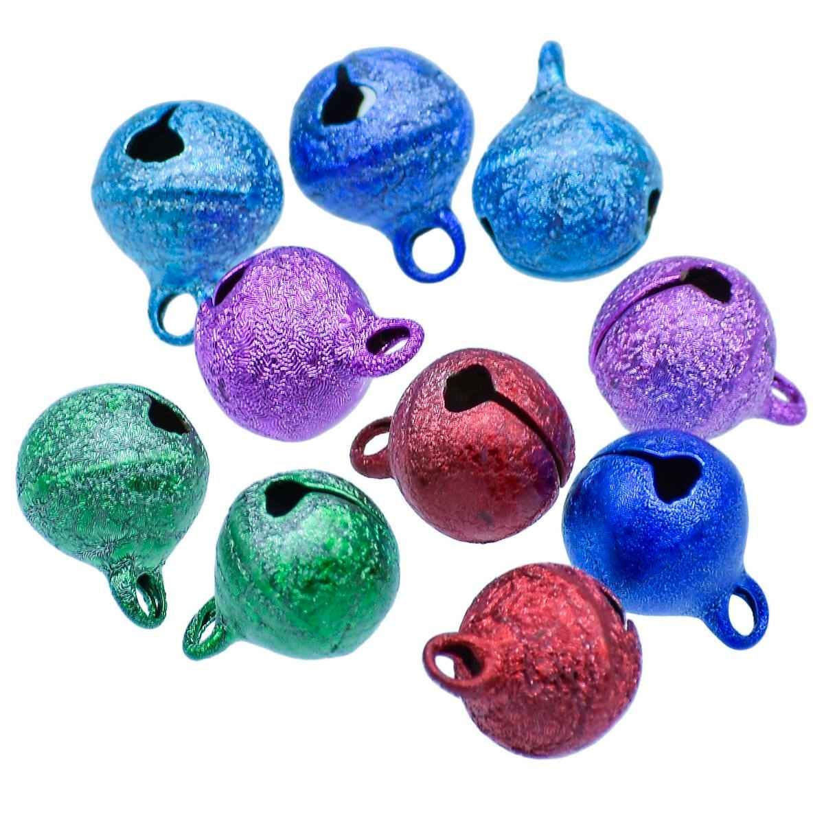 Mini Metal Bells Dark Polish Colour 10MM 10 Pc JMMB18