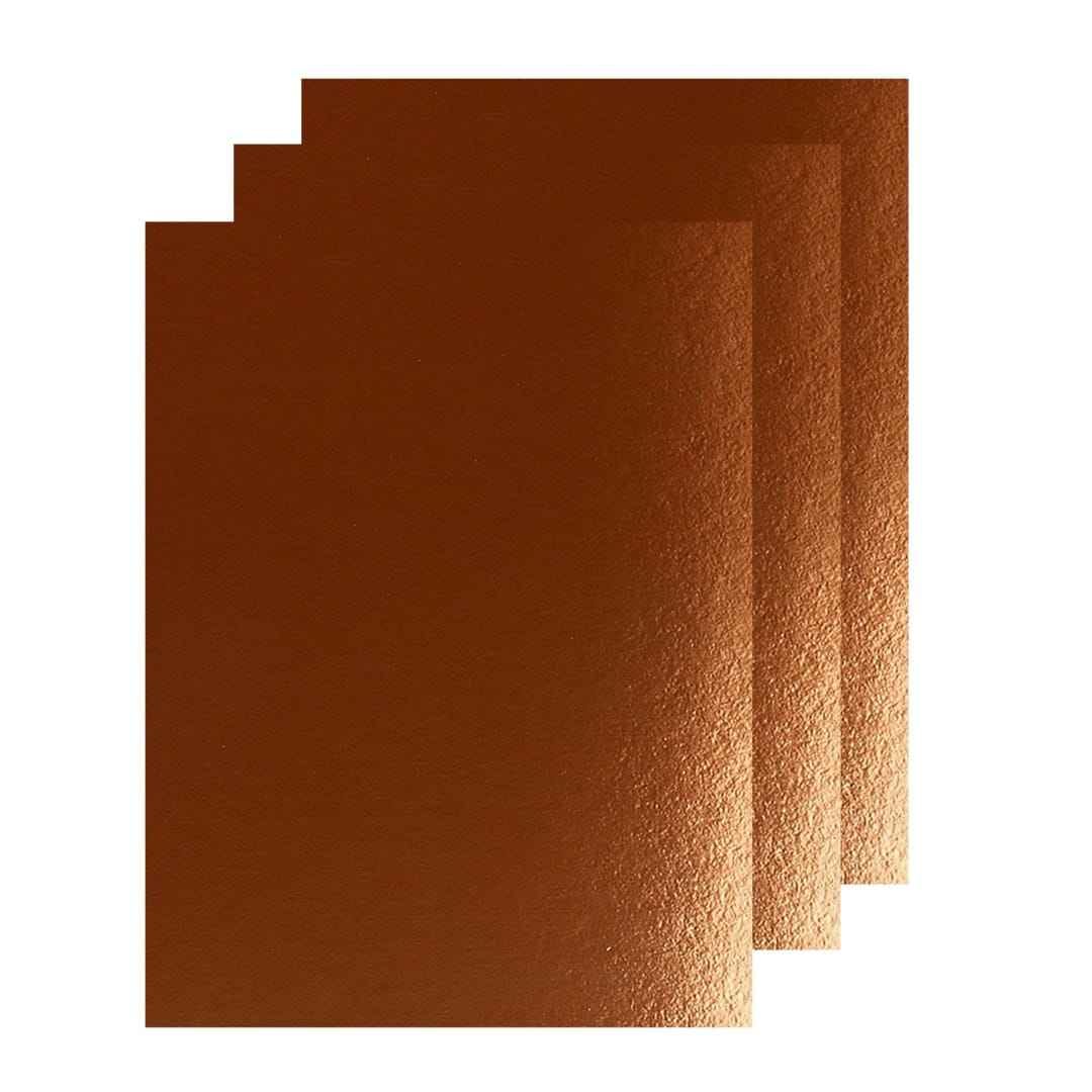 Art Foil Copper Paper, A4 Size 210x297mm, 3 Sheets, for Hobby Crafts and DIY Projects RAW1683